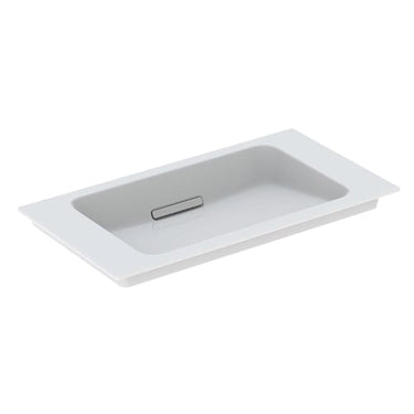 Geberit ONE håndvask 75 x 40 cm u/hanehul hvid/KeraTect blank hvid - 1
