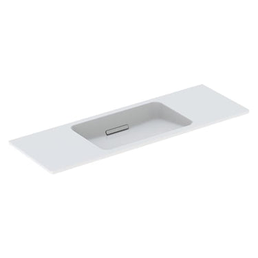 Geberit ONE håndvask 120 x 40 cm u/hanehul hvid/KeraTect blank hvid - 1