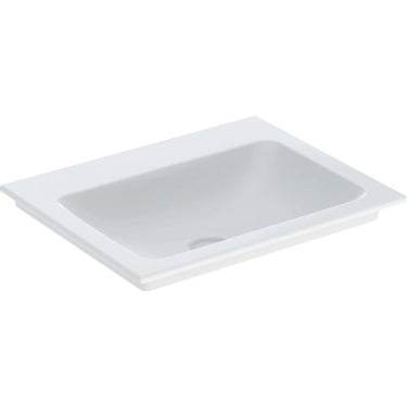 Geberit ONE håndvask 60 x 48 cm u/hanehul hvid/KeraTect - 1