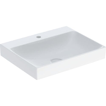 Geberit ONE håndvask 60 x 48 cm m/hanehul hvid/KeraTect - 1