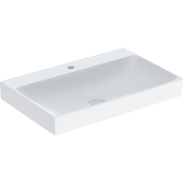 Geberit ONE håndvask 75 x 48 cm m/hanehul hvid/KeraTect - 1