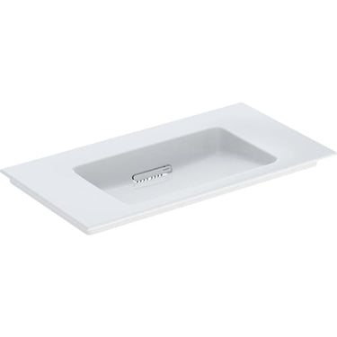 Geberit ONE håndvask 90 x 48 cm u/hanehul hvid/KeraTect blank hvid - 1