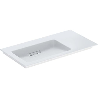 Geberit ONE håndvask 90 x 48 cm u/hanehul hvid/KeraTect blank hvid - 1