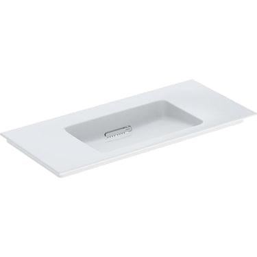 Geberit ONE håndvask 105 x 48 cm u/hanehul hvid/KeraTect blank hvid - 1