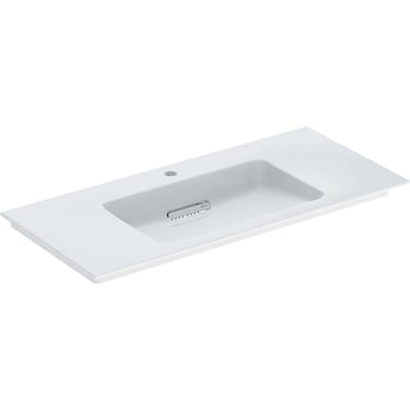 Geberit ONE håndvask 105 x 48 cm m/hanehul hvid/KeraTect blank hvid - 1