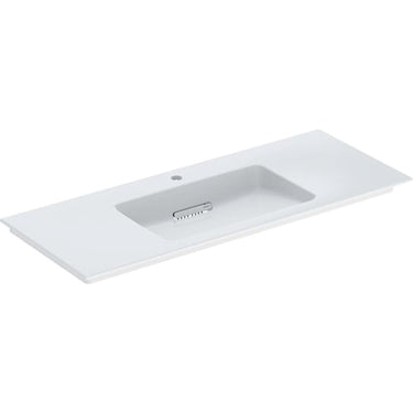 Geberit ONE håndvask 119 x 48 cm m/hanehul hvid/KeraTect blank hvid - 1