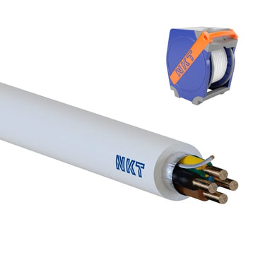 Installationskabel EXLQ 90° Xtra Dca 4G1,5 Hvid Qaddy 450 - 1