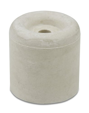 Dørstopper hvid 51x35mm gummi - 1