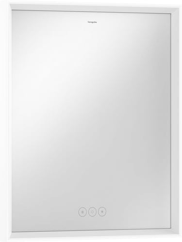 hansgrohe Xarita E Spejl med LED-lys 600/50 kapacitiv berøringssensor mat hvid - 1