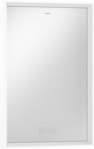 hansgrohe Xarita E Spejl med LED-lys 500/50 kapacitiv berøringssensor mat hvid - 1