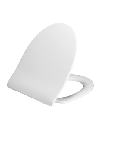 Pressalit Spira 956 toiletsæde soft close/Champagneprop hvid - 1