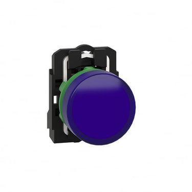 Harmony signallampe komplet med LED i blå farve og 24VAC/DC forsyning - 1