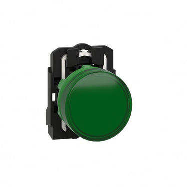 Harmony signallampe komplet med LED i grøn farve og 230-240VAC forsyning - 1