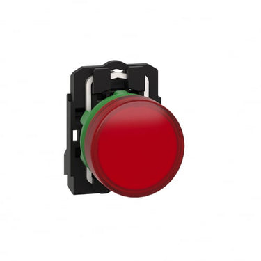 Harmony signallampe komplet med LED i rød farve og 230-240VAC forsyning - 1