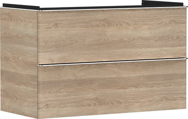 hansgrohe Xelu Q vaskeskab 980/475 2sk naturlig eg - 1