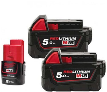 18V Batterisæt 2x5,0AH+1x12V - 1