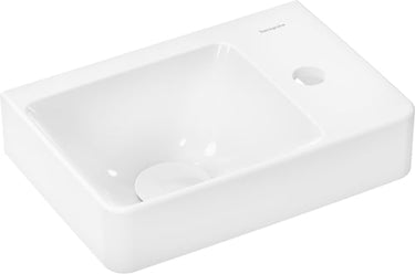 hansgrohe Xelu Q håndvask m/hylde højre 36x25cm m/hh u/overløb SmartClean - 1