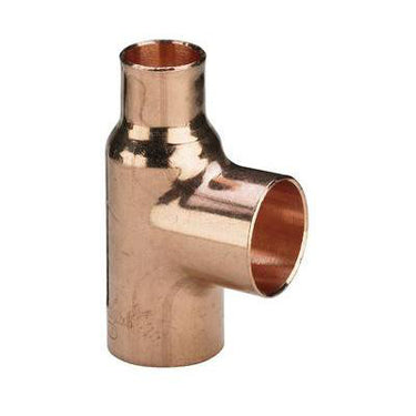 Viega T-stykke 18 x 15 x 18 mm kobber - 1