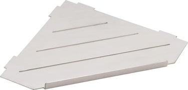 KRISS Athena hjørnebrusehylde 297x210x185mm m/forkant bør rf stål stål - 1