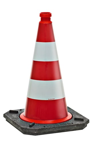 Afmærkningskegle svær 50 cm - 1