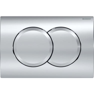 Geberit Delta01 betjeningsplade duo blank forkr - 1
