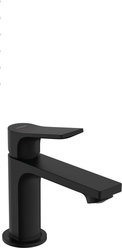 hansgrohe Zebris håndvaskarmatur 80 CoolStart m/løft-op bv mat sort - 1