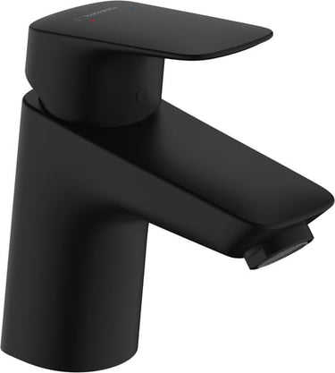 hansgrohe Logis 1-grebs håndvaskarmatur 70 m/push-open bv mat sort - 1