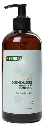 G. Funder flydende håndsæbe 500ml med pumpe - 1