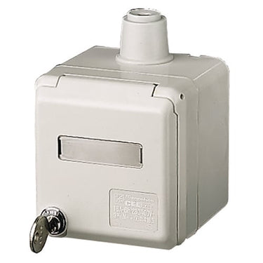 CEE stikdåse udvendig 3 polet 16A 230V IP44 4162 - 1