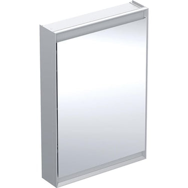 Geberit ONE spejlskab med ComfortLight 1 låge væg 90x 60 cm alu - 1