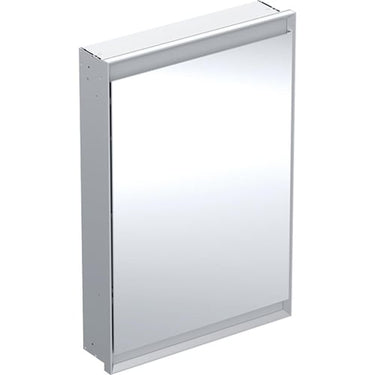 Geberit ONE spejlskab med ComfortLight 1 låge hængsler venstre indbyg. 90 x 60 cm alu - 1