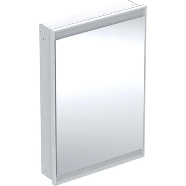 Geberit ONE spejlskab med ComfortLight 1 låge hængsler venstre indbyg. 90 x 60 cm hvid/alu - 1