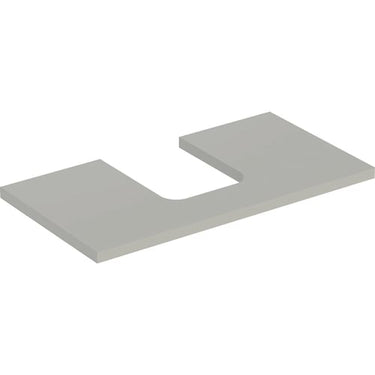 Geberit ONE bordplade t/håndvask udskæring midt 90 x 3 x 47 cm Greige - 1