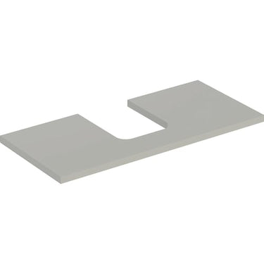 Geberit ONE bordplade t/håndvask udskæring midt 105 x 3 x 47 cm Greige - 1