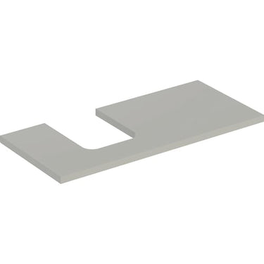 Geberit ONE bordplade t/håndvask udskæring venstre 105 x 3 x 47 cm Greige - 1
