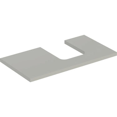 Geberit ONE bordplade t/håndvask udskæring højre 90 x 3 x 47 cm Greige - 1