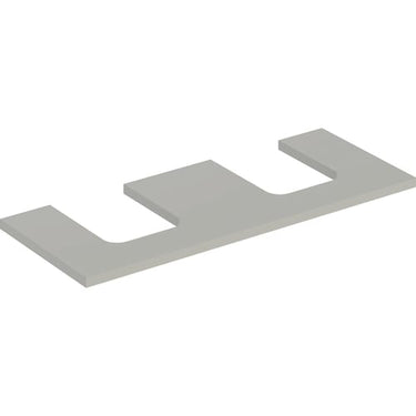 Geberit ONE bordplade t/håndvask dob. udskæring 120 x 3 x 47 cm Greige - 1
