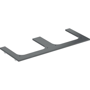 Geberit ONE bordplade t/håndvask dob. Udskæring 120 x 2 x 47 cm sort - 1