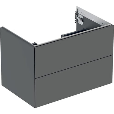 Geberit ONE underskab t/håndvask to skuffer 750 x 504 x 470 Lava mat - 1