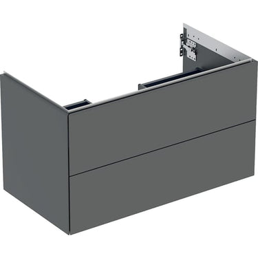 Geberit ONE underskab t/håndvask to skuffer 900 x 504 x 470 mm Lava mat - 1