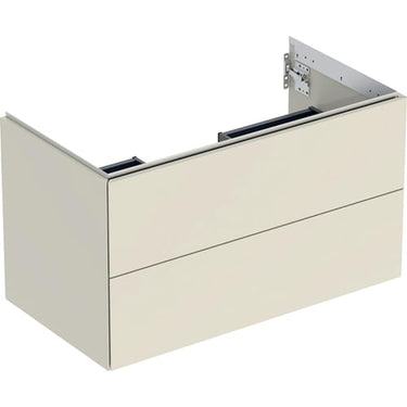 Geberit ONE underskab t/håndvask to skuffer 900 x 504 x 470 mm lakeret blankpol. - 1