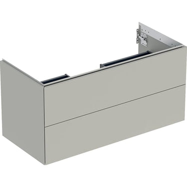 Geberit ONE underskab t/håndvask to skuffer 1050 x 504 x 470 mm Greige mat - 1