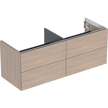Geberit ONE underskab t/håndvask fire skuffer 1350 x 504 x 470 eg - 1