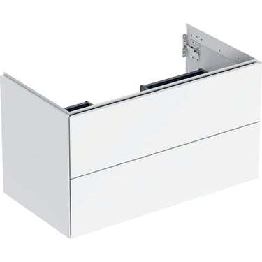 Geberit ONE underskab t/håndvask to skuffer 900 x 504 x 470 mm hvid blank - 1