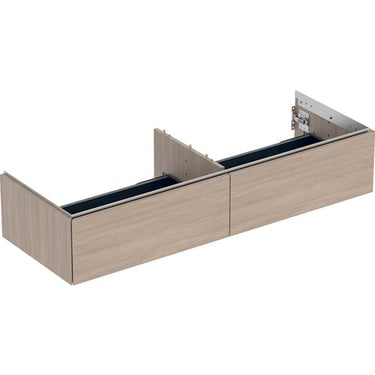 Geberit ONE underskab t/håndvask to skuffer 1350 x 266 x 470 mm eg - 1