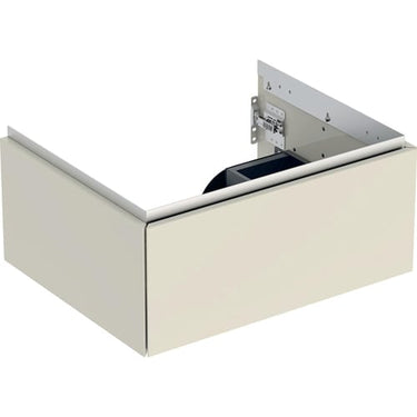 Geberit ONE underskab t/håndvask én skuffe 600 x 266 x 470 mm lakeret blankpol. - 1