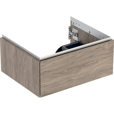 Geberit ONE underskab t/håndvask én skuffe 600 x 266 x 470 mm nød melamin - 1