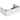 Geberit ONE underskab t/håndvask én skuffe 750 x 266 x 470 mm hvid mat - 1