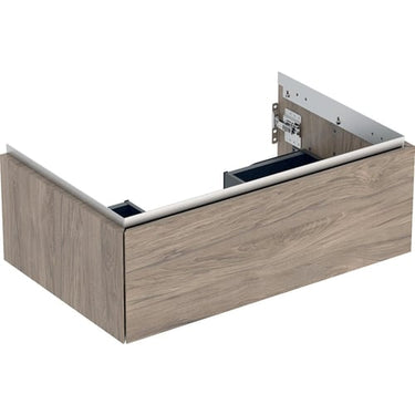Geberit ONE underskab t/håndvask én skuffe 750 x 266 x 470 mm nød melamin - 1