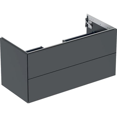 Geberit ONE underskab t/håndvask to skuffer 1050 x 504 x 470 mm sort mat - 1